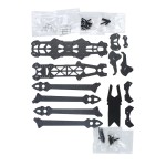 Kit di telaio in fibra di carbonio MAK4 V2 da 7 pollici 295mm 5mm con spessore del braccio per parti di fotocamera quadricottero Drone da corsa fai da te